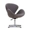 Manhattan Comfort Raspberry Adjustable Swivel Chair in Grey and Polished Chrome AC038-GY - alternate 1